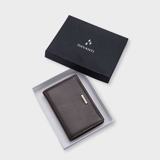 Ví Card Da Bò Nappa Logo Hợp Kim Nhỏ Gọn Cá Tính FC04