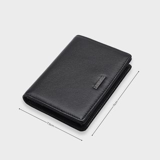 Ví Card Da Bò Nappa Logo Hợp Kim Nhỏ Gọn Cá Tính FC04