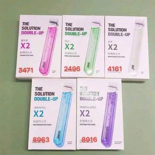 Mặt Nạ Cấp Ẩm Làm Dịu Da THE FACESHOP The Solution Double-Up Moisturizing Face Mask