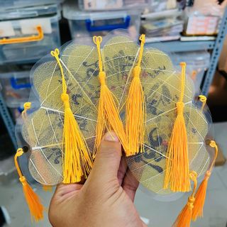 Sỉ Lá Bồ Đề Chữ Thư Pháp: Phúc - Lộc - Tài