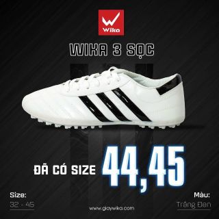 Giày bóng đá wika 3 sọc