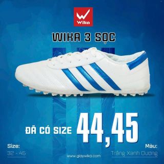 Giày bóng đá wika 3 sọc