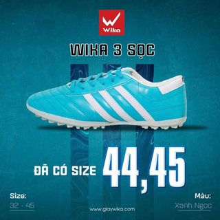 Giày bóng đá wika 3 sọc