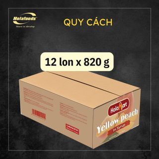 ĐÀO NGÂM GIÒN, VÀNG - LON 820G