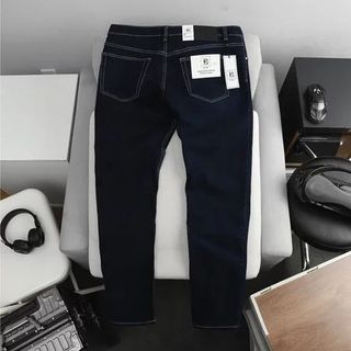 [bigsize] Quần jean bigsize nam màu xanh mực co giãn đẹp 80-130kg - mã 157