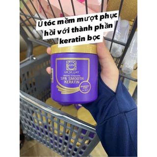 Kem ủ tóc Lae Sa Luay SPA Smooth Keratin 250ml (Hũ)