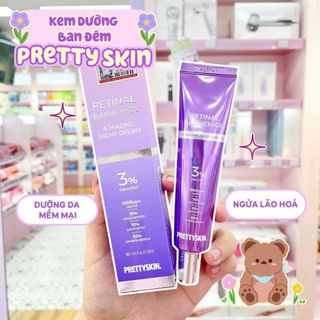Kem Dưỡng Pretty Skin RetinalBakuchiol A-Mazing Night Cream 30ml