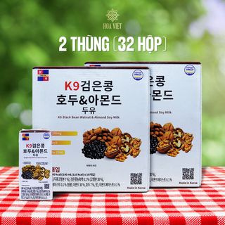 SỮA HẠT ÓC CHÓ, HẠNH NHÂN ĐẬU NÀNH ĐEN