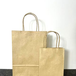 L07 – 250x60x320 mm – Túi giấy kraft nâu quai xoắn