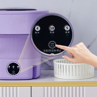 Máy Giặt Mini Gấp Gọn, Tự Động Vắt Khô 5L