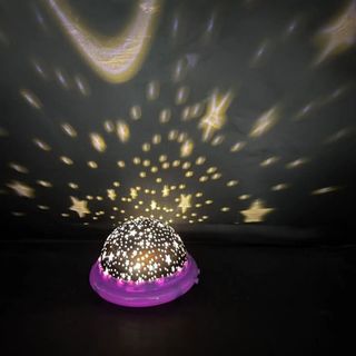 Đèn Ngủ UFO Chiếu Sáng Vũ Trụ 360 độ SIZE BÉ Kèm Dây Sạc Tiện Lợi Trang Trí Phòng Ngủ