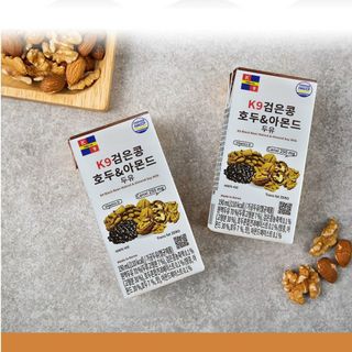 SỮA HẠT ÓC CHÓ, HẠNH NHÂN, ĐẬU NÀNH ĐEN - THƯƠNG HIỆU K9 ̣̣̣XÁCH 16 HỘP X 190ML