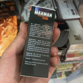 Maxman 7500 xịt tăng cường