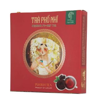 Trà Phổ Nhĩ - Nguyên Bánh 100g - Phổ Nhĩ Shan Tuyết 10 năm