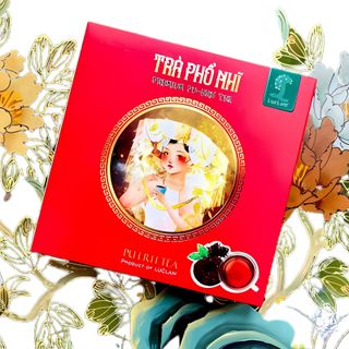 Trà Phổ Nhĩ - Nguyên Bánh 100g - Phổ Nhĩ Shan Tuyết 10 năm