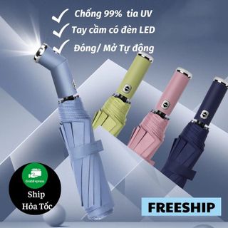 DÙ CHE MƯA TỰ ĐỘNG CÓ ĐÈN