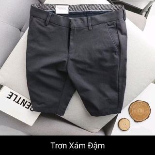 Quần Short Nam - Chất vải cotton - Kiểu trơn