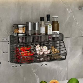 Kệ gia vị 3 ngăn 2 tầng