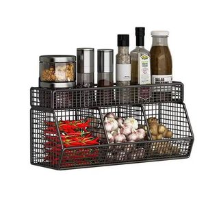 Kệ gia vị 3 ngăn 2 tầng
