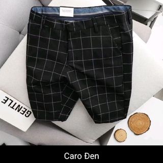 Quần Short Nam - Chất liệu vải cotton - Kiểu Caro