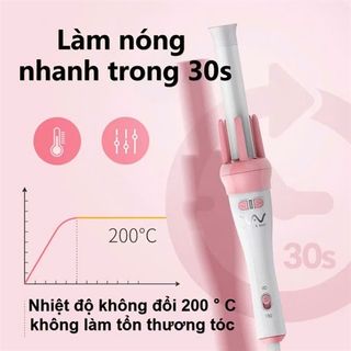Máy uốn tóc VIVID xoay 360 độ