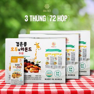 SỮA HẠT ÓC CHÓ HẠNH NHÂN, ĐẬU NÀNH ĐEN - THƯƠNG HIỆU MEALU