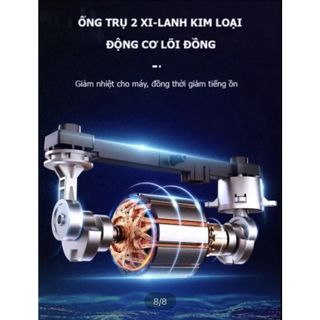 Bơm lốp ô tô 2 xi lanh Air Compressor công suất lớn, hàng chất lượng cao bảo hành 6 tháng