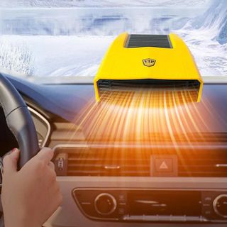 Máy sưởi cắm nguồn điện 12V/24V, rã đông kính chắn gió ô tô mới nhất, phù hợp với tất cả các mẫu xe