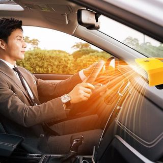 Máy sưởi cắm nguồn điện 12V/24V, rã đông kính chắn gió ô tô mới nhất, phù hợp với tất cả các mẫu xe