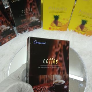 Sáp thơm ô tô phiên bản mới Cerxime mùi cafe khử mùi, chống say xe hiệu quả