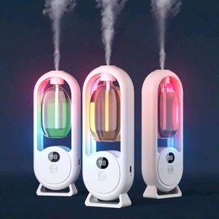Máy khuếch tán tinh dầu, xịt thơm phòng đuổi muỗi tạo độ ẩm 5 chế độ có đèn Led, có thể thay lõi