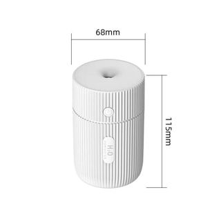 Máy khuếch tán tinh dầu Colorful Humidifier H2O phun tinh dầu để trong ô tô tạo ẩm, có đèn nhiều màu