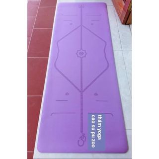 Thảm tập yoga chuyên dụng ( Loại xịn) cao su puu zo đã khử khuẩn chống mùi, tăng cường bề rộng lên tới 68 cm tăng khả năng trải nghiệm cho người tập