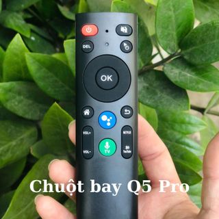 Remote chuột bay giọng nói Q5 Pro dùng cho SmartTV, TV Box, PC, Androi TV Box
