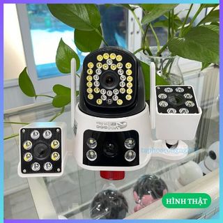CAMERA WIFI YOOSEE máy bay 4 Mắt 3 Màn hình, Đàm Thoại 2 Chiều, Ban Đêm Có Màu, XOay 360 Độ, Chống nước chống bụi