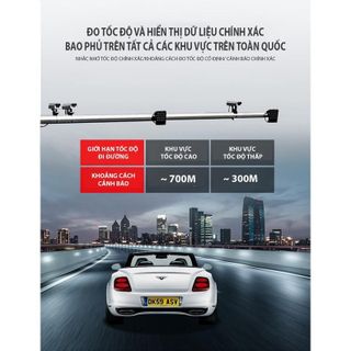Màn hình HUD M21/M23 hiển thị tốc độ trên kính lái, cảnh báo cam phạt nguội, tốc độ bằng tiếng Việt