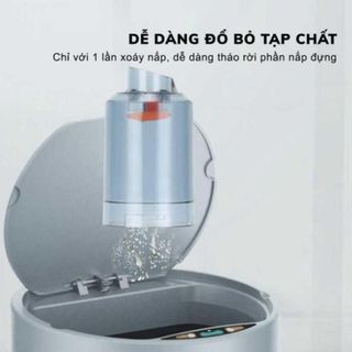 Máy hút bụi mini Vacuum 2 in 1 không dây, sạc pin công suất 60W, không ồn, nhỏ gọn, tiện lợi