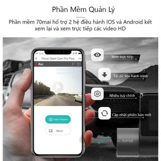Camera hành trình 70mai A500S, phân giải 2.7K, cảm biến, cảnh báo va chạm, lệch làn, GPS, quay đêm