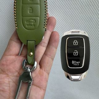 Bao da chìa khóa xe ô tô hyundai kona.acent.Santafe