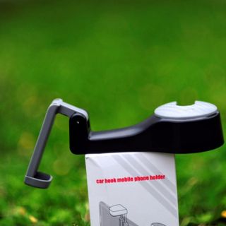 Móc treo đồ gài trước hoặc sau ghế, kèm giá đỡ kẹp điện thoại trên xe, thiết kế chắc chắn, cao cấp