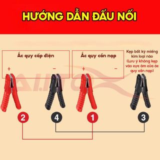 Bộ dây câu bình, kích điện ắc quy cứu hộ ô tô