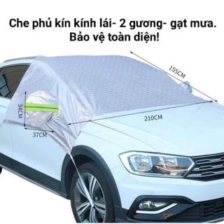 Bạt phủ xe chống nắng, tráng bạc Peca chịu nhiệt, chống thấm nước hiệu quả dành cho xe từ 4 – 7 chỗ