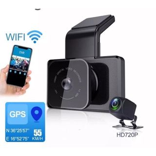Phisung K10 Pro: 2 camera siêu nét trước sau, Wifi, GPS, cảnh báo giao thông