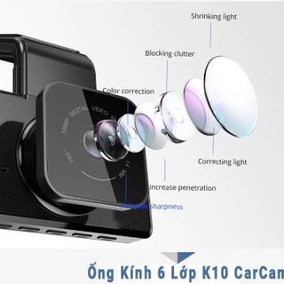 Phisung K10 Pro: 2 camera siêu nét trước sau, Wifi, GPS, cảnh báo giao thông
