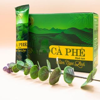 CÀ PHÊ HÒA TAN SÂM NGỌC LINH TU MƠ RÔNG (hộp 20 gói x 18g)