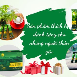 CÀ PHÊ HÒA TAN SÂM NGỌC LINH TU MƠ RÔNG (hộp 20 gói x 18g)