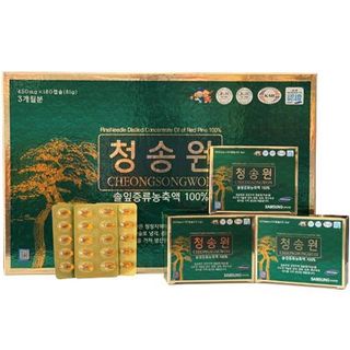 Viên tinh dầu thông đỏ Hàn Quốc Cheong Song Won hộp 180 viên hộp xanh giá sỉ tốt