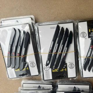 Bộ 4 miếng nhãn dán tay cửa chống va đập in logo các hãng cao cấp