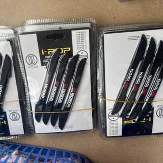 Bộ 4 miếng nhãn dán tay cửa chống va đập in logo các hãng cao cấp