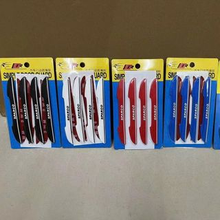 Bộ 4 miếng nhãn dán tay cửa chống va đập in logo các hãng cao cấp